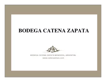BODEGA CATENA ZAPATA  Winkler Index &amp; Mendoza Microclimates  Altitudes Effect on Climate