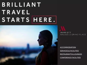 ACCOMMODATION  SERVICES &amp; FACILITIES  RESTAURANTS &amp; LOUNGES  CONFERENCE FACILITIES