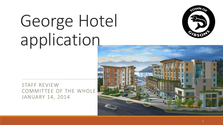 george hotel application