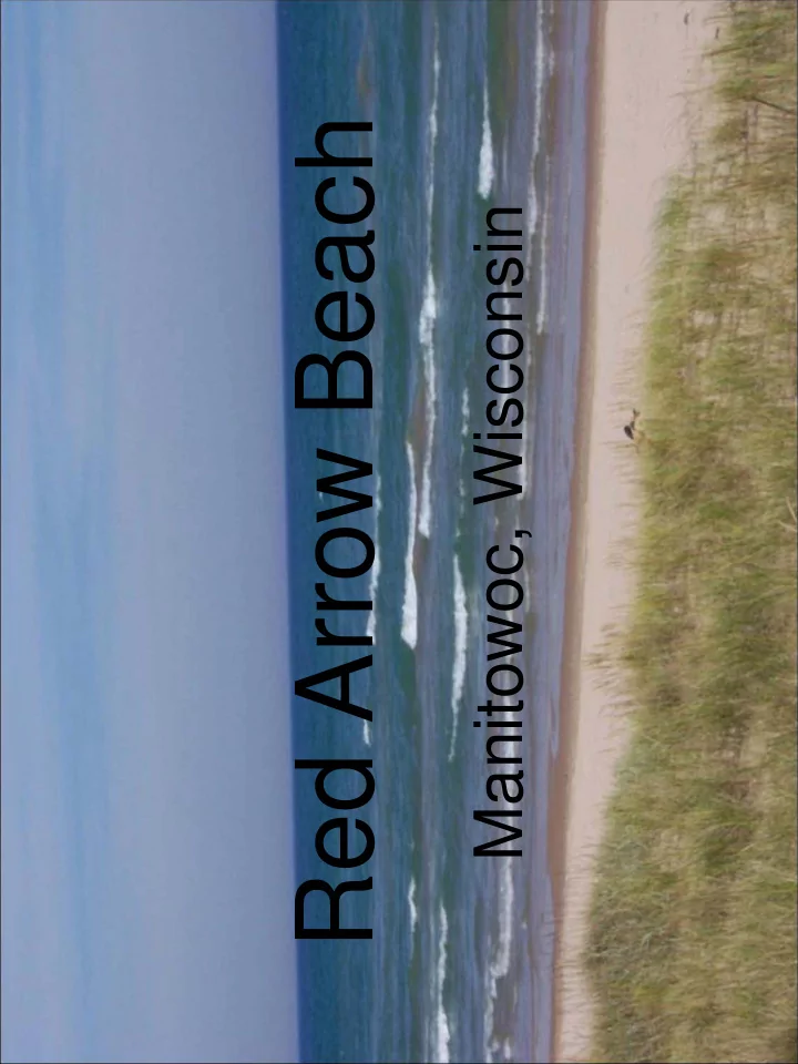 red arrow beach