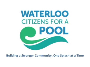 Building a Stronger Community, One Splash at a Time  Quote  Feb 5, 2019 Chicago Tribune