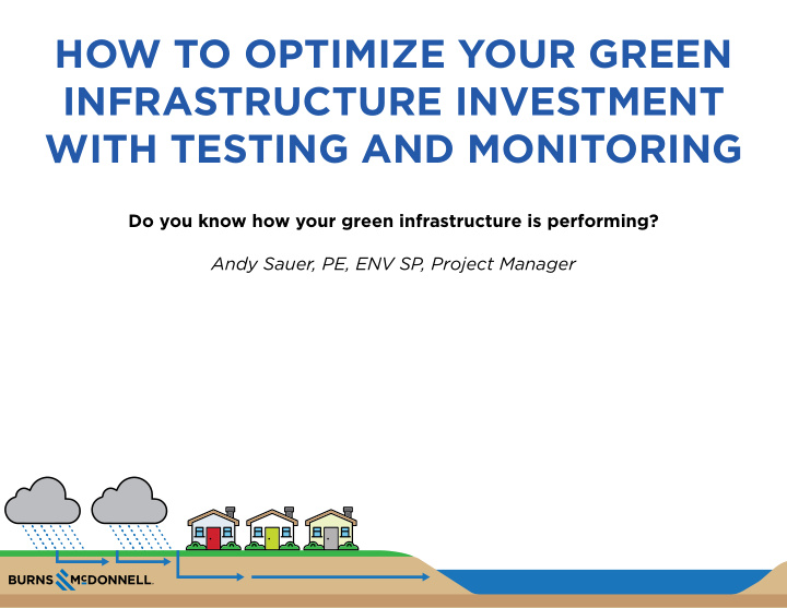 how to optimize your green infrastructure investment with