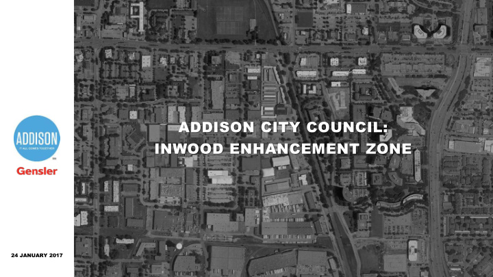 addison city council inwood enhancement zone