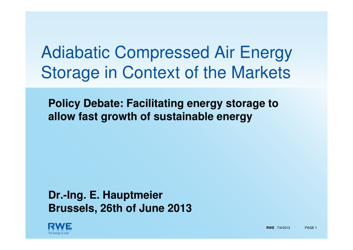 adiabatic compressed air energy storage in context of the