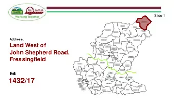 1432/17  Slide 2  THE  PROPOSAL  OUTLINE  APPLICATION  ALL MATTERS RESERVED  up to 99 dwellings