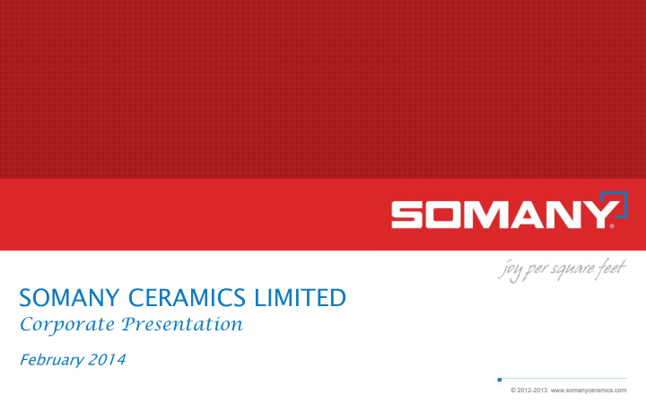 somany ceramics limited