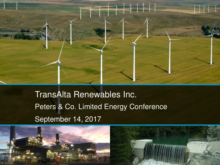 transalta renewables inc