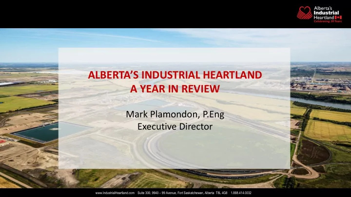 alberta s industrial heartland
