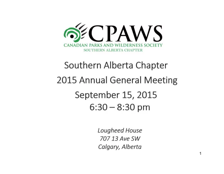 1 review and approval 2014 agm minutes review and