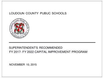 November 3, 2015 General Obligation Bond Question - School Projects  QUESTION: Shall the County of
