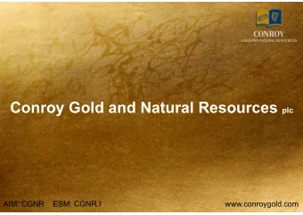 DISCLAIMER  The content of information contained in this Presentation has not been approved by an