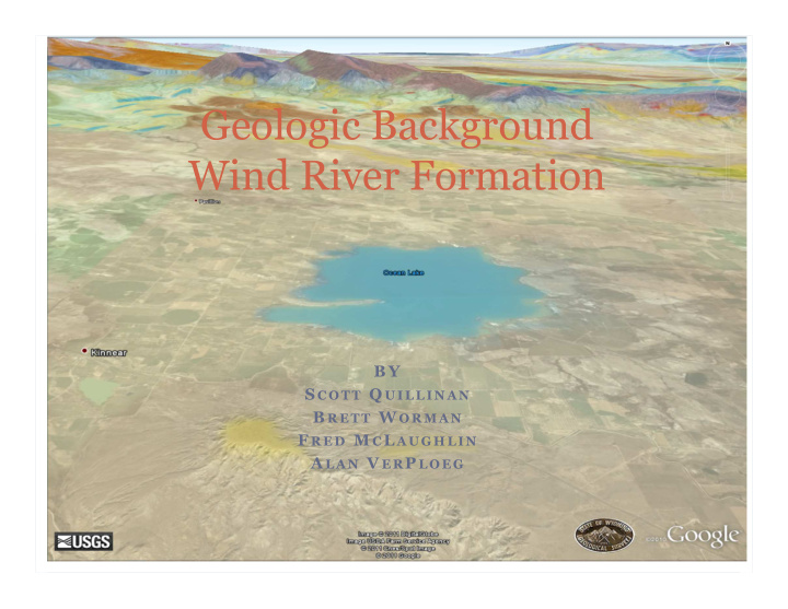 geologic background wind river formation