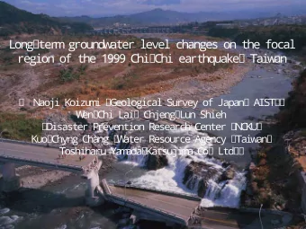 L  o  n  g  -  t  e  r  m  g  r  o  u  n  d  w  a  t  e  r  l  e  v  e  l  c  h  a  n  g  e  s  o