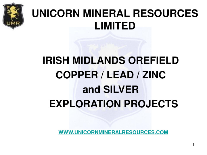 unicorn mineral resources