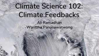 Introduction: Ali Ramadhan  First-year PhD student in climate physics    2  Warittha