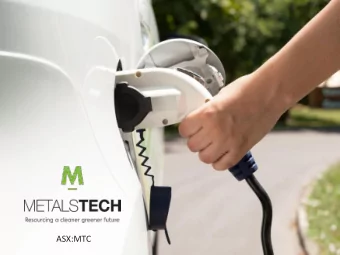 ASX:MTC  1  Important Information This presentation has been prepared and issued by MetalsTech