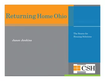 CSH  CSH  Our mission is to advance solutions that use housing  as a platform for services to