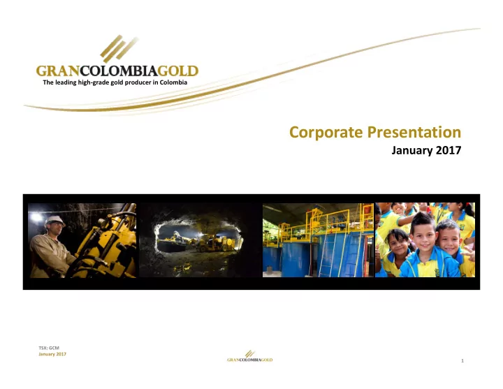 corporate presentation