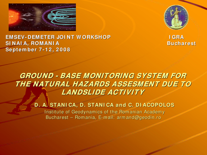 ground ground base monitoring system for base monitoring