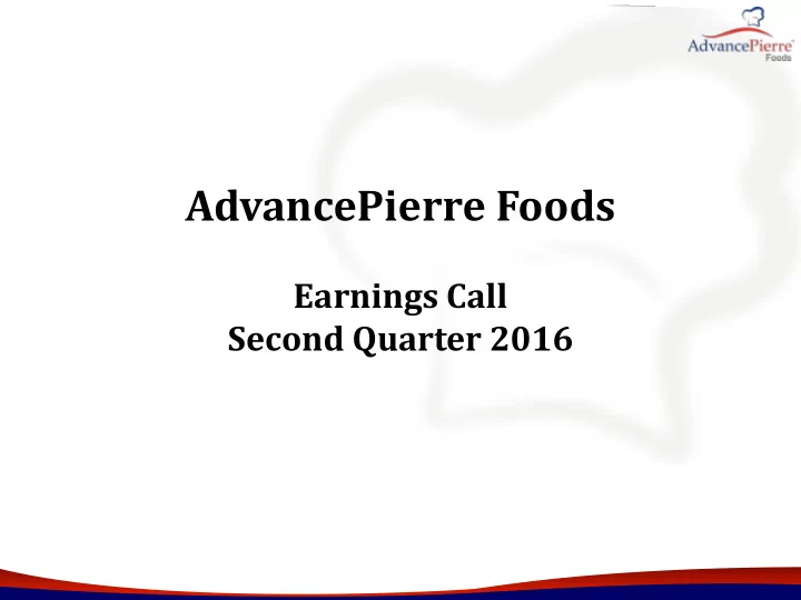advancepierre foods