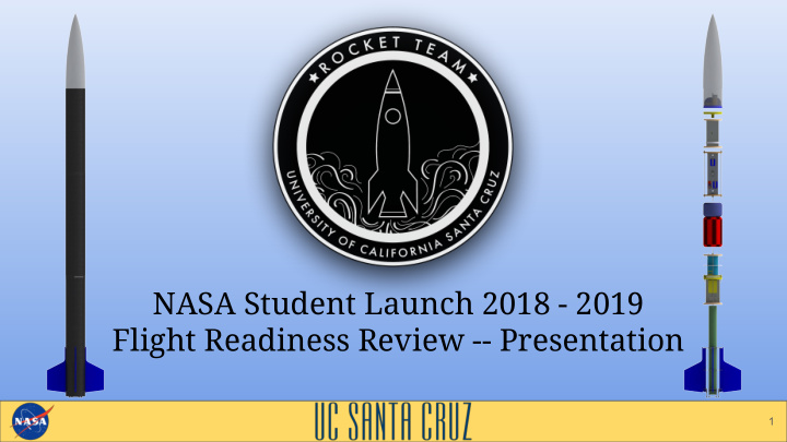 nasa student launch 2018 2019 flight readiness review