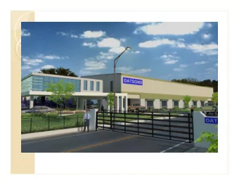 1983- Datsons Engg. Works established. Area  3000 Sq Mtr  1984- Started Supply to TATA