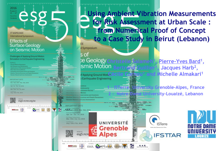 using ambient vibration measurements