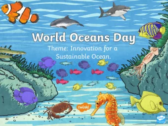 Sustainable Ocean. Innovation means to  come up with new ideas. Sustainable means to  keep