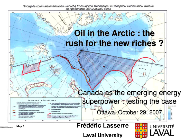 oil in in the the arctic arctic the the oil rush for the