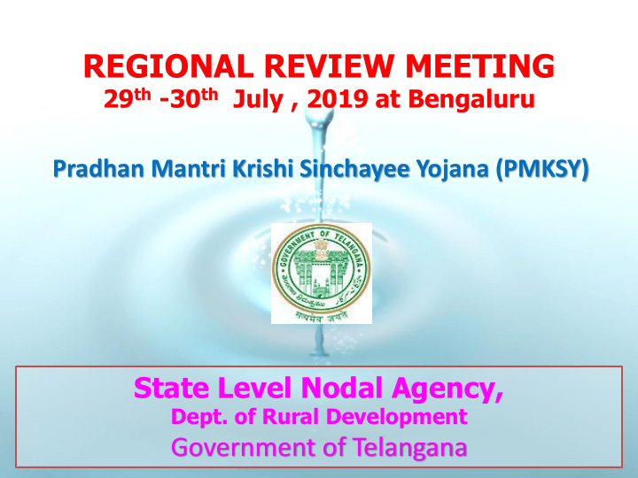 regional review meeting