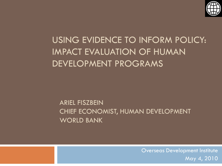 impact evaluation of human