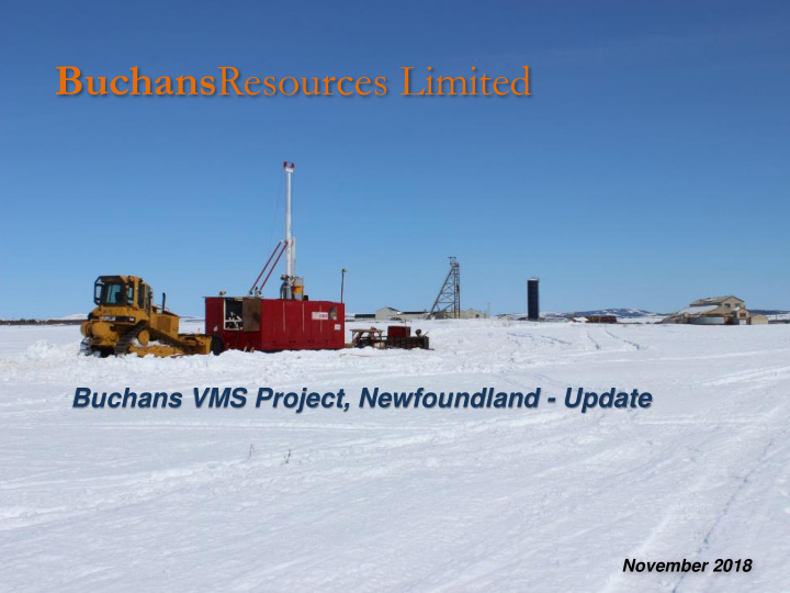 buchans resources limited