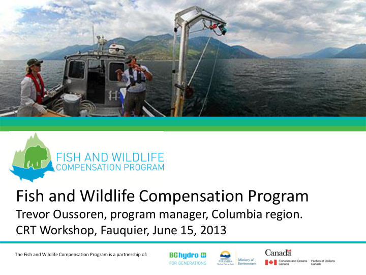 fish and wildlife compensation program
