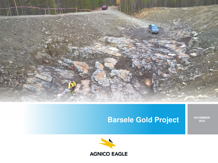barsele gold project