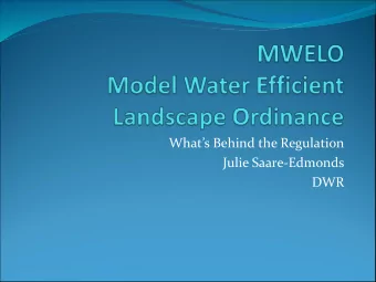 Whats Behind the Regulation  Julie Saare-Edmonds  DWR  CA Annual average rainfall  1895-2016