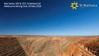 Melb  lbourne Min  inin  ing Clu  lub, 30  30 May 20  2019  19  Photo credit: ABC