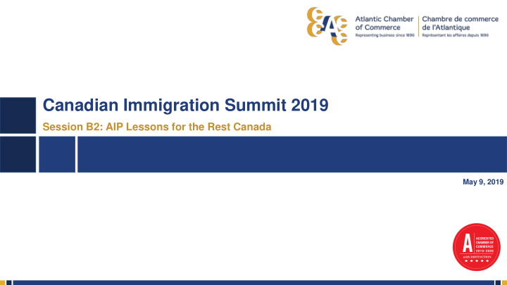 canadian immigration summit 2019
