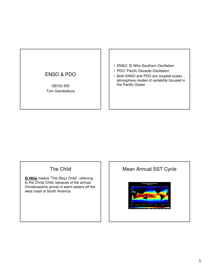 enso pdo