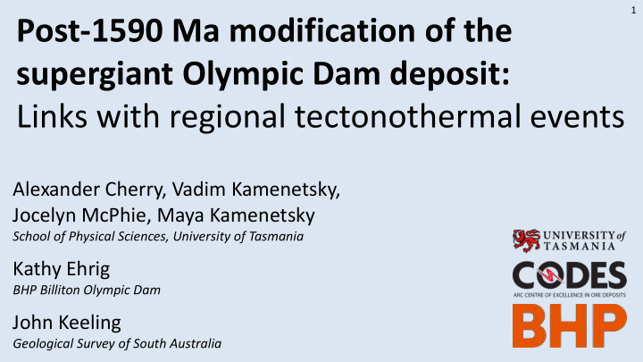 supergiant olympic dam deposit