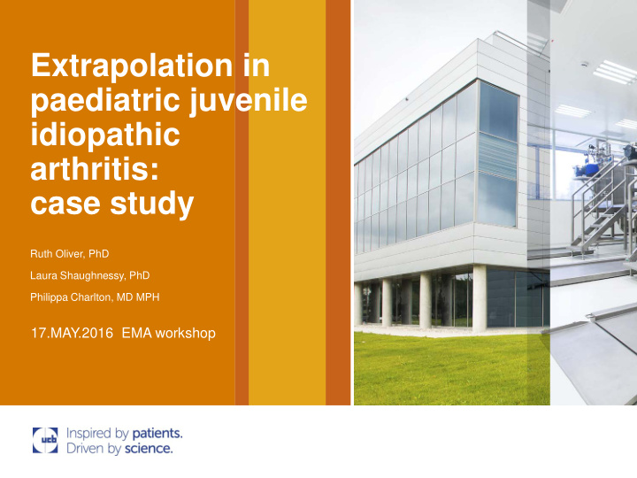 extrapolation in paediatric juvenile idiopathic arthritis