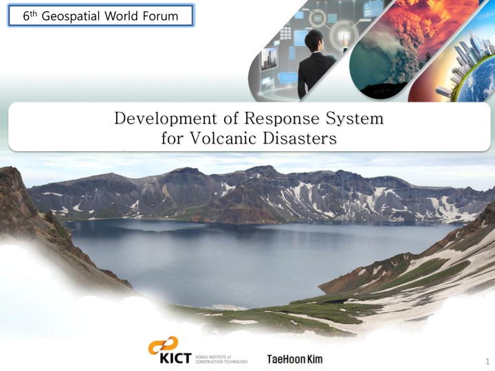 development of response system for volcanic disasters