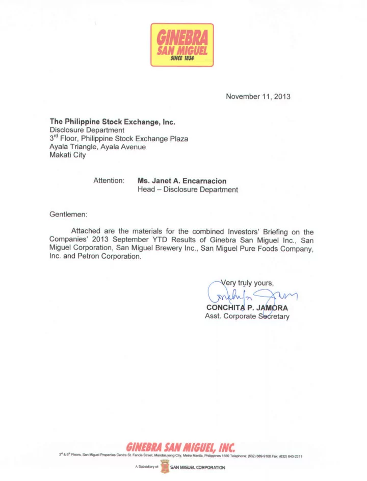 san miguel corporation