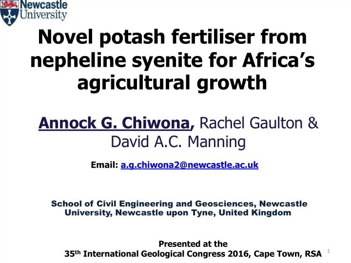 agricultural growth