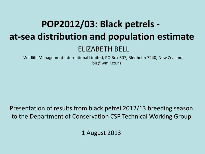 pop2012 03 black petrels at sea distribution and
