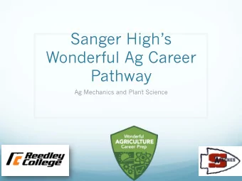 Sanger Highs  Wonderful Ag Career  Pathway  Ag Mechanics and Plant Science  Staff  Kirstin