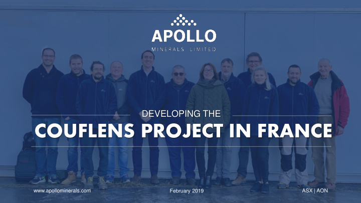 couflens project in france