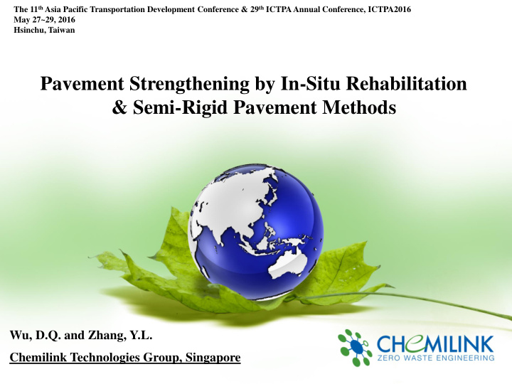 semi rigid pavement methods