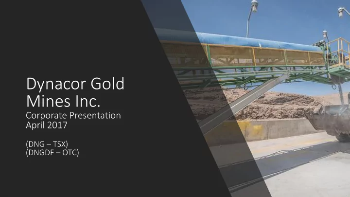 dynacor gold mines inc