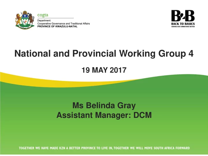 tor of capacity building working group a needs analysis