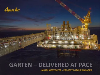 HAMISH WESTWATER  PROJECTS GROUP MANAGER  INTRODUCTION / AGENDA  Introduction  1.  Beryl Hub /